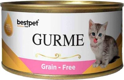 Влажный корм для кошек Bestpet Gurme для котят курица в желе (85г)