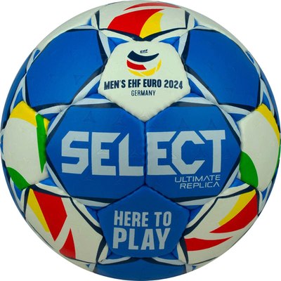 Гандбольный мяч Select Ultimate Replica v24 / 3572858487 (размер 3, синий/оранжевый)