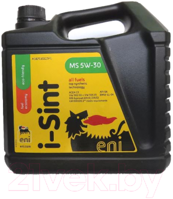 Моторное масло Eni I-Sint MS 5W30 (5л)