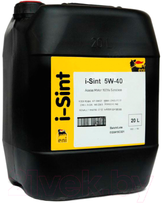 

Моторное масло Eni, I-Sint 5W40