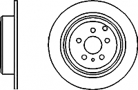 Тормозной диск Bosch 0986478435 - 