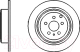 Миниатюра изображения товара Тормозной диск Bosch 0986478435