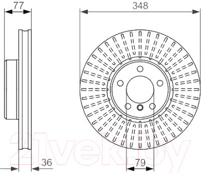 

Тормозной диск Bosch, 0986479774