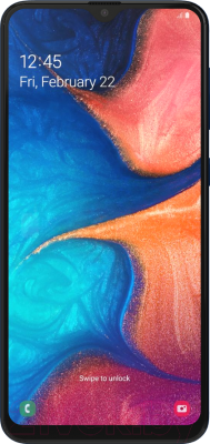 Смартфон Samsung Galaxy A20 2019 / SM-A205FZBVSER (синий)