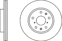 Тормозной диск Bosch 0986479S58 - 