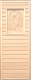 Деревянная дверь для бани Везувий С рисунком 190х70 (глухая липа) - 