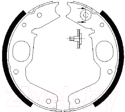 

Тормозные колодки Bosch, 0986487719