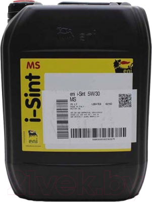 Моторное масло Eni I-Sint MS 5W30 (20л)