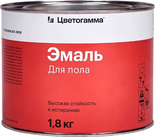 Эмаль Цветогамма ПФ-266 (1.8кг, желто-коричневый)