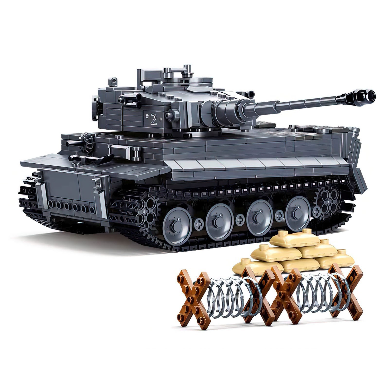 Конструктор управляемый Sluban Механо. Немецкий танк Tiger M38-B0851 / 9590275