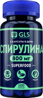 Пищевая добавка GLS Pharmaceuticals Спирулина №100 (в капсулах по 400мг) - 