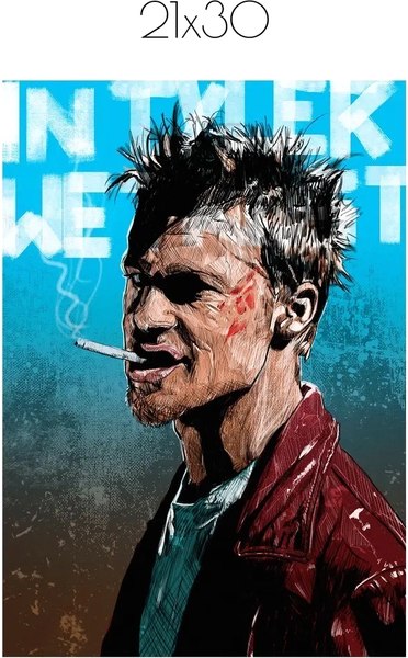 Постер Citydecor Бойцовский клуб 11 (21x30)