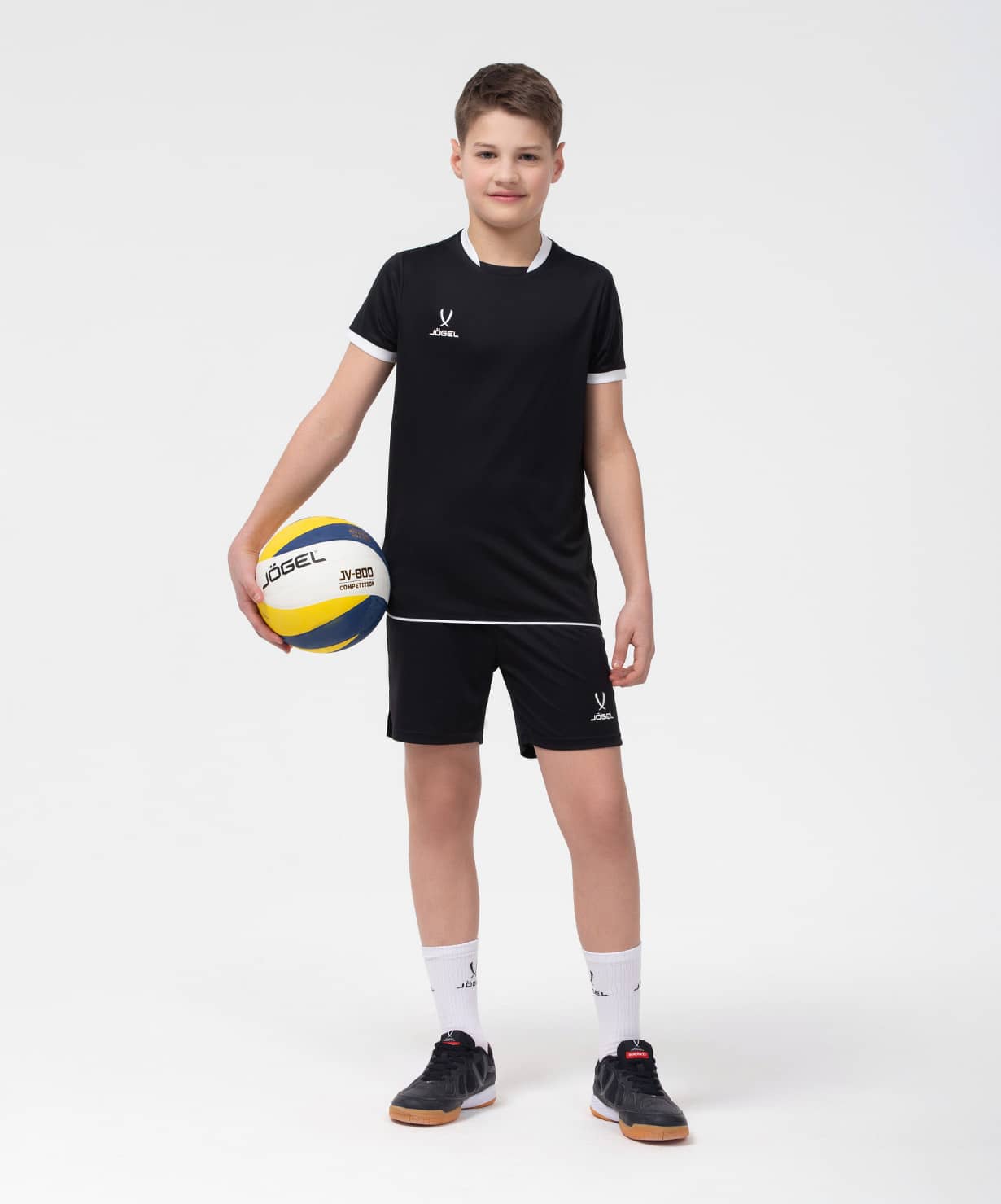 Футболка волейбольная Jogel Camp JC3ST0121.99-K (XS, черный) — фото 5