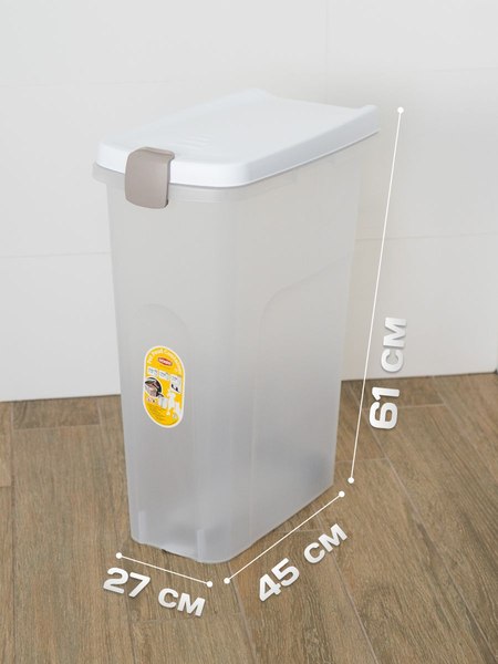 Емкость для хранения корма Stefanplast 98500 (прозрачный/белый)