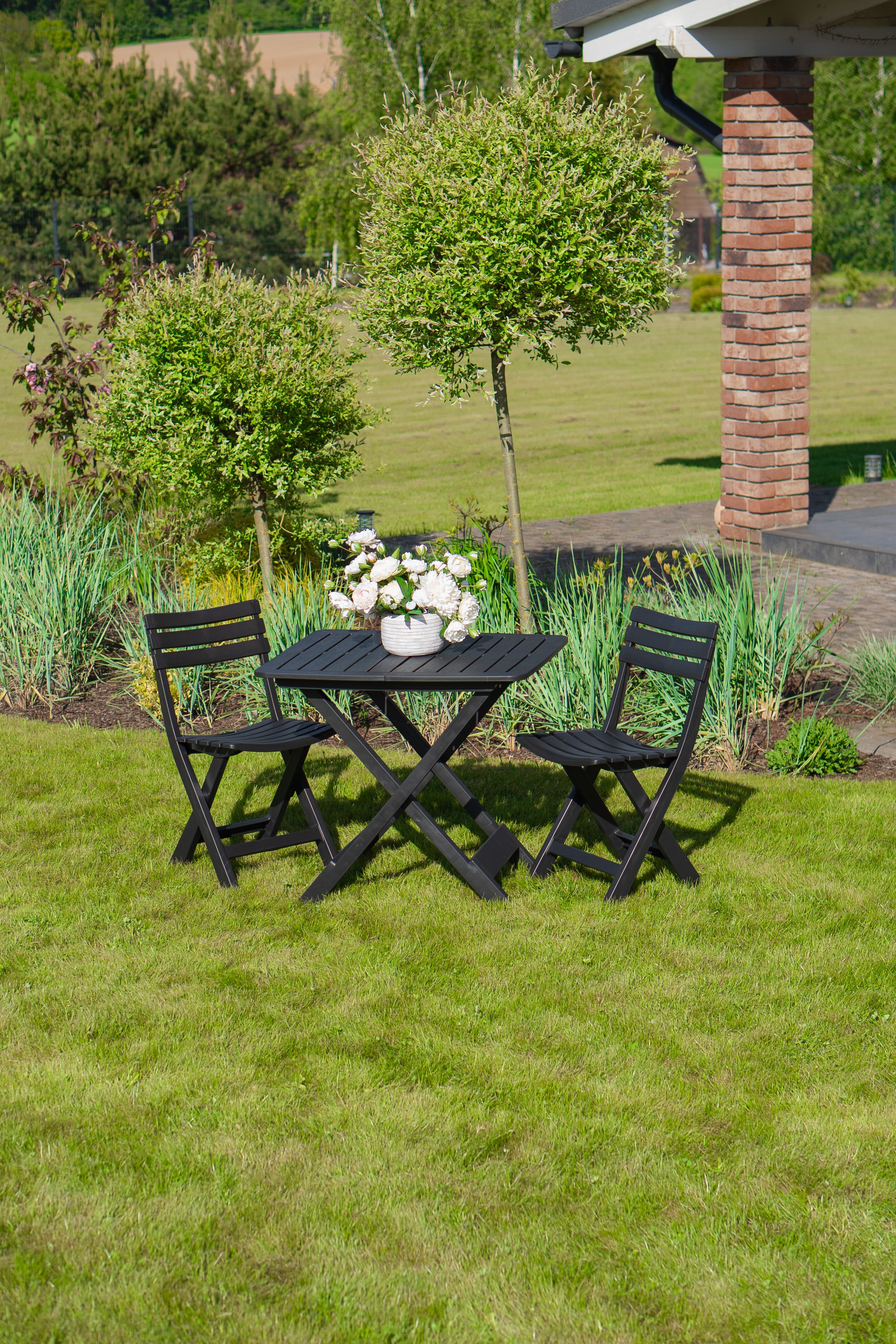 Комплект садовой мебели Ipae Progarden Camping SET018AN (антрацит) — фото 6