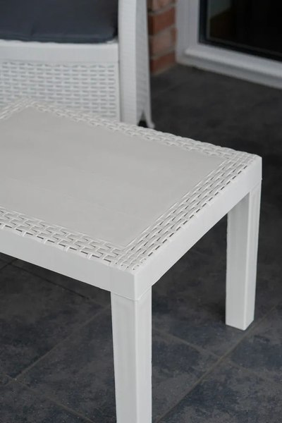 Комплект садовой мебели Ipae Progarden Akita / AKTC12BI (белый)