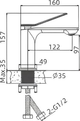 Смеситель Belz B10618