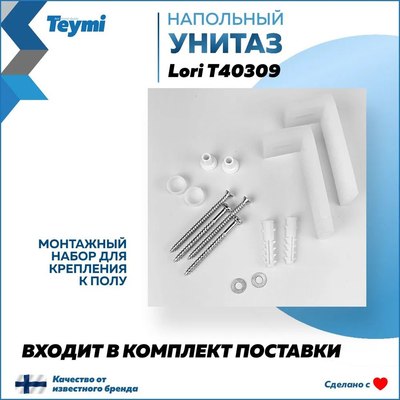 Купить Унитаз напольный Teymi Lori / T40309  