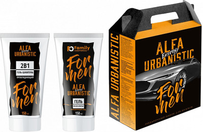 

Набор косметики для тела и волос, Alpha Urbanistiс Energy Гель-шампунь+Гель п/брит