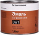 Грунт-эмаль Цветогамма По ржавчине 3 в 1 (1.8кг, зеленый) - 