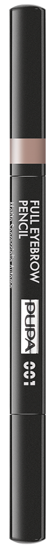 Карандаш для бровей Pupa Full Eyebrow Pencil тон 001 (0.2г)