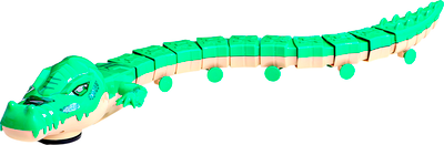 Интерактивная игрушка Woow Toys Животное. Аллигатор 2106A / 10401947 (зеленый) - 