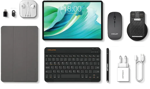 Планшет Texet P30T 4GB/128GB WiFi +чехол (серый)