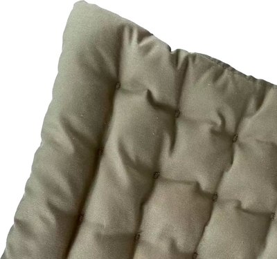 Подушка на стул Sled 40x40 с гречневой лузгой (бежевый) - 