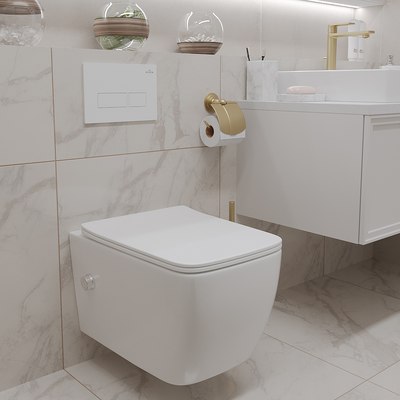 Купить Унитаз подвесной Roxen Cube Bidet 530135-01X  