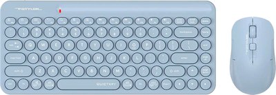 Комплект клавиатура и мышь A4Tech Fstyler FG3200 Air2 (синий) - 