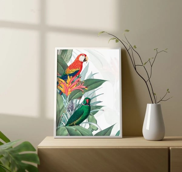 Постер Citydecor Попугайчики 8 (21x30)