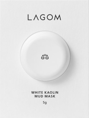 Маска для лица кремовая Lagom White Kaolin Mud Mask (5г) - 