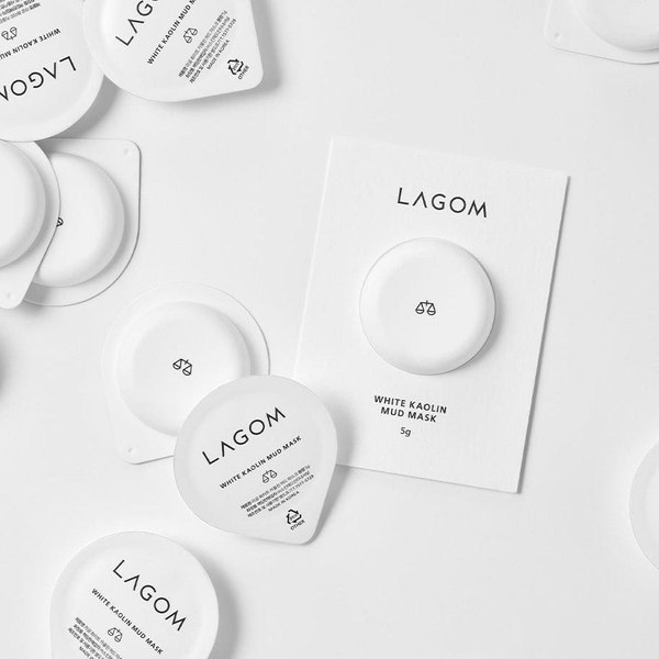 Маска для лица кремовая Lagom White Kaolin Mud Mask (5г)