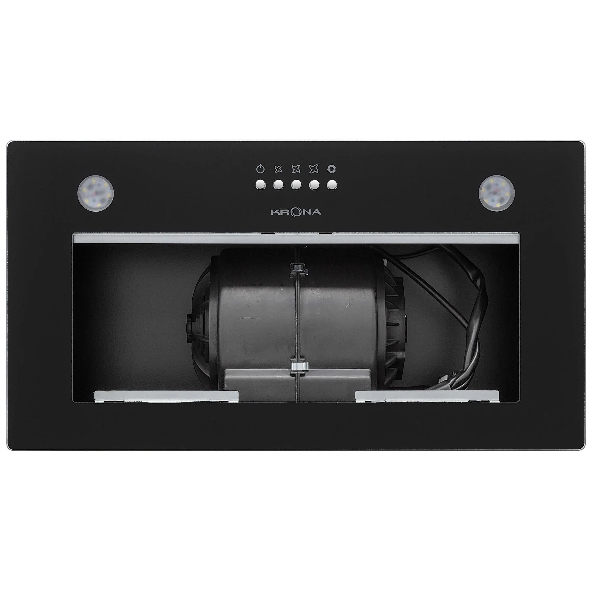 Вытяжка скрытая Krona Arven 500 PB V2 / КА-00008122 (черный) — фото 2