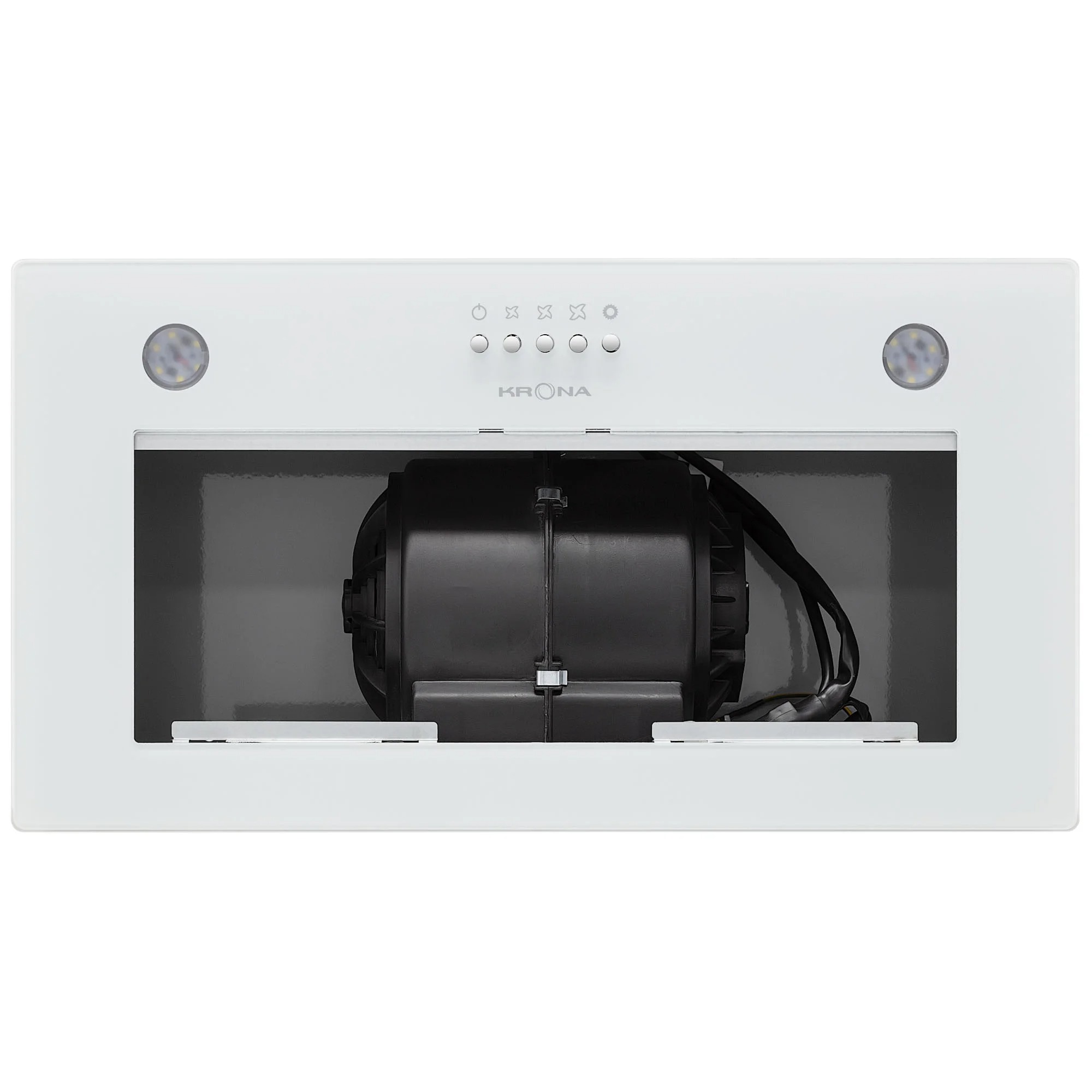 Вытяжка скрытая Krona Arven 500 PB V2 / КА-00008123 (белый) — фото 3