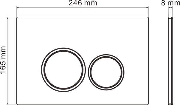 Унитаз подвесной с инсталляцией Roxen StounFix Dual Fresh 531880