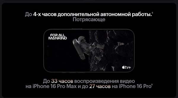 Смартфон Apple iPhone 16 Pro Max 512GB (черный титан)