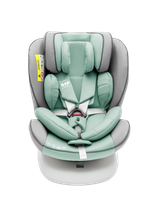 Автокресло Amarobaby Champion Isofix / AMARO-2008CH-Se/Bi (серый/бирюзовый) - 