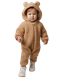 Комбинезон для малышей Amarobaby Plush / AB-OD24-P502/12-74 (коричневый, р.74) - 