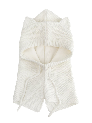 Шапочка для малышей Amarobaby Pure Love Kitty / AB-OD24-PLK16/33-50 (молочный, р.50-52) -
