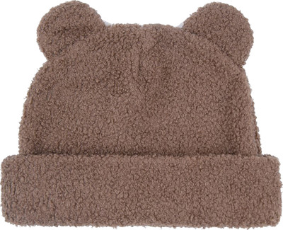 Шапочка для малышей Amarobaby Plush / AB-OD24-P16/12-50 (коричневый, р.50) -