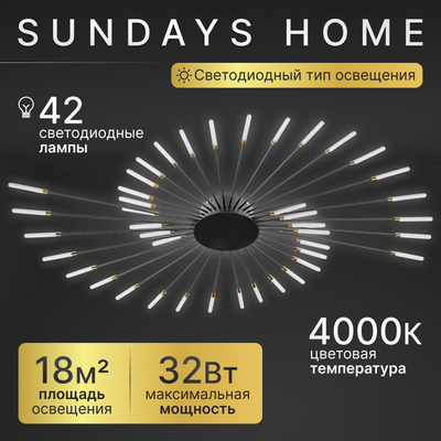 Люстра Sundays Home KR-3 / 6143 - 