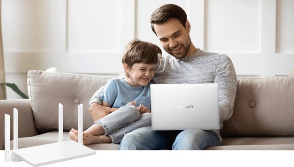 Беспроводной маршрутизатор Huawei WiFi AX2 WS7001-22 / 53030ADX (белый)