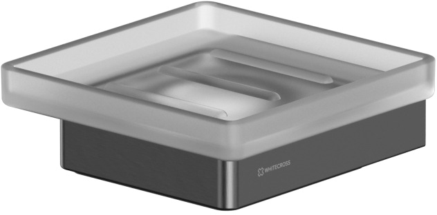 Мыльница Whitecross Cubo CU2420GM (оружейная сталь)