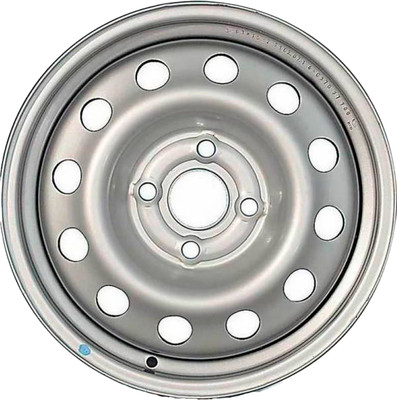 

Штампованный диск, 6565 14x5.5" 4x100мм DIA 56.6мм ET 39мм Silver