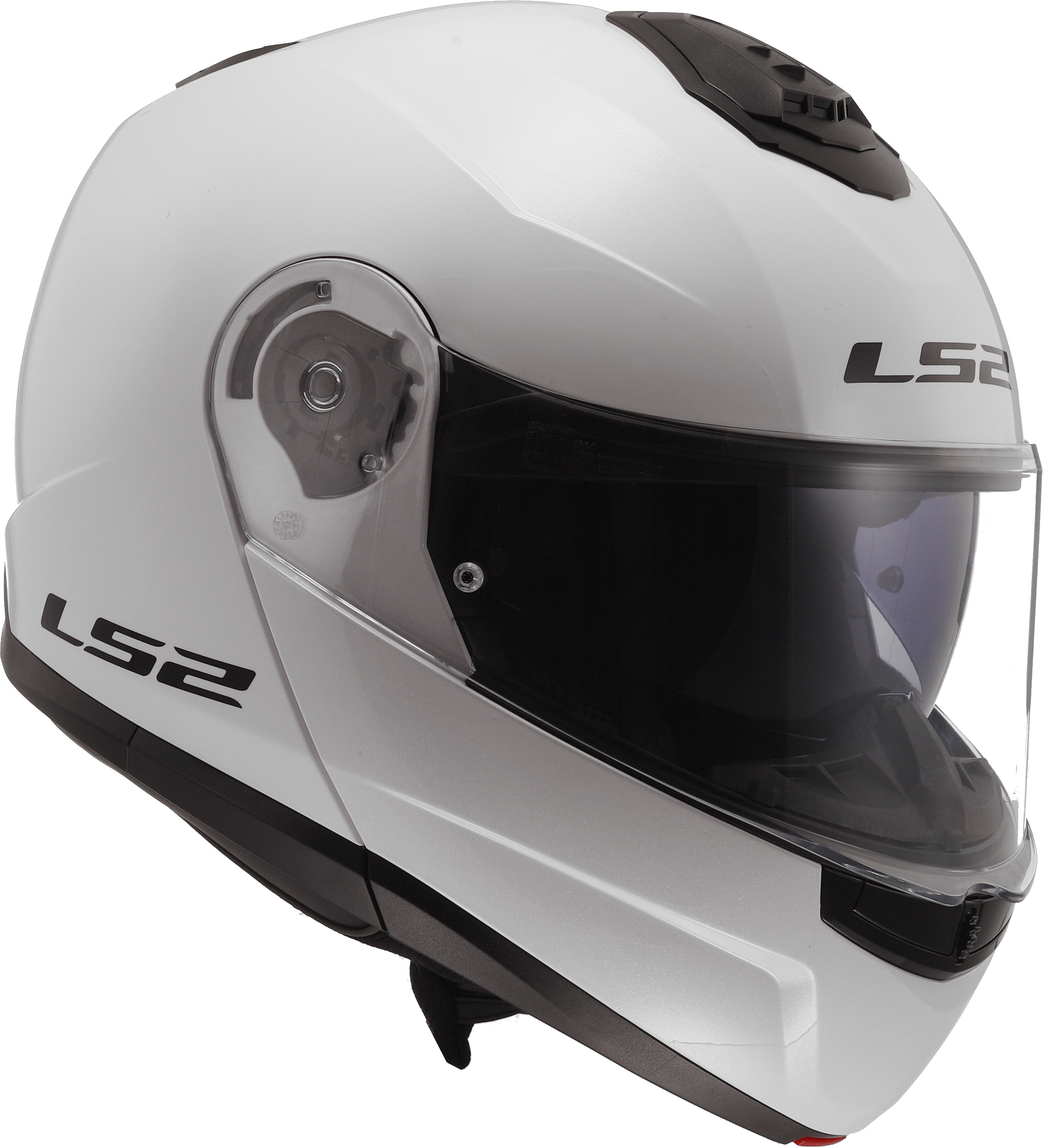 Мотошлем LS2 FF908 Strobe 2 Solid (3XL, белый глянцевый) — фото 12