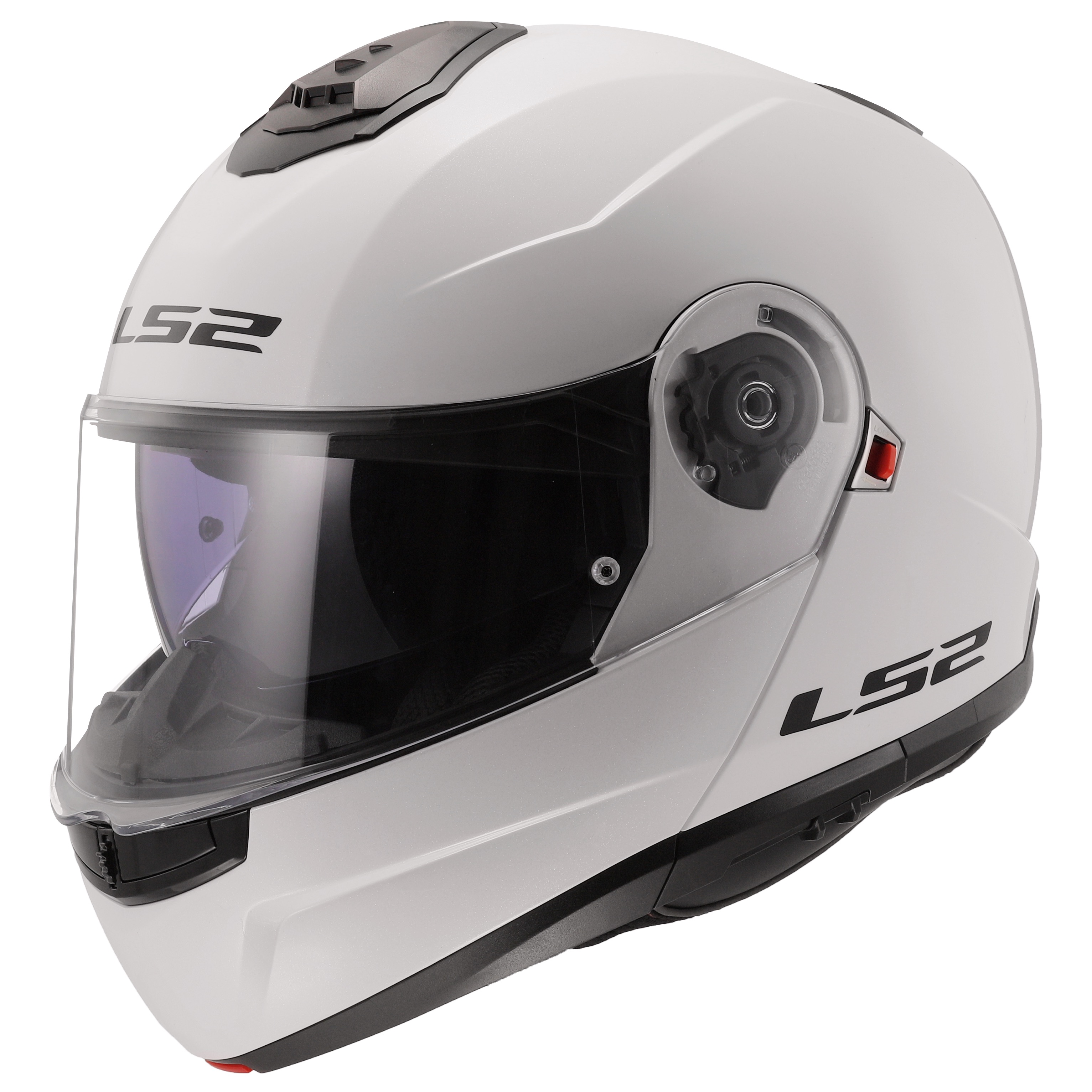 Мотошлем LS2 FF908 Strobe 2 Solid (3XL, белый глянцевый) — фото 8