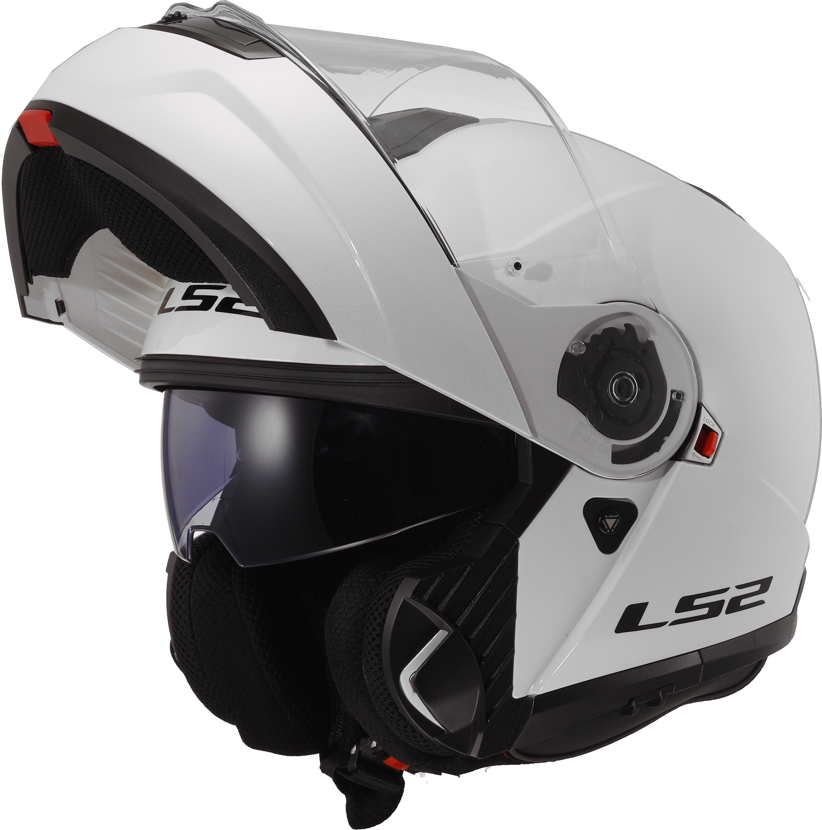 Мотошлем LS2 FF908 Strobe 2 Solid (3XL, белый глянцевый) — фото 11