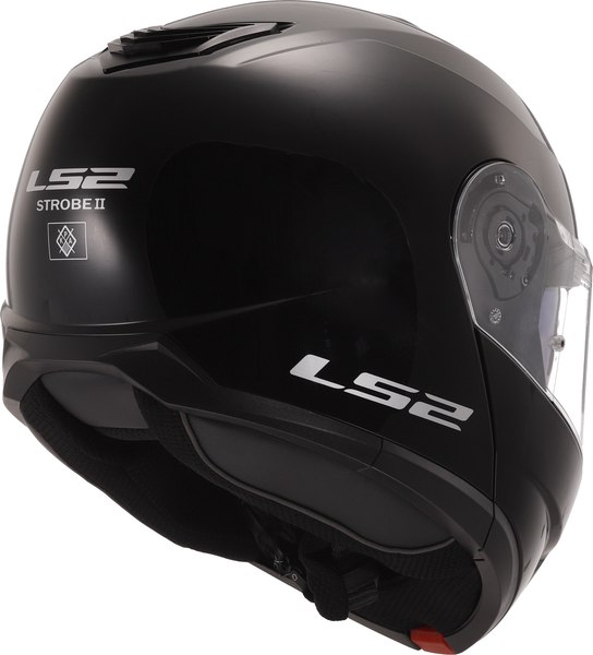 Мотошлем LS2 FF908 Strobe 2 Solid (XXL, черный глянцевый)