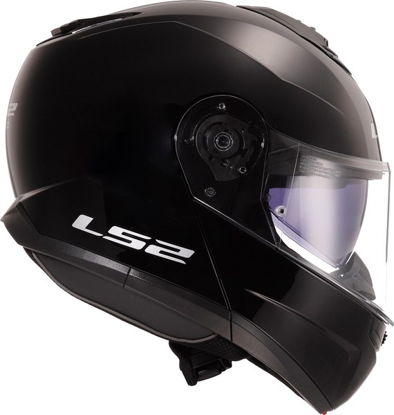 Мотошлем LS2 FF908 Strobe 2 Solid (XXL, черный глянцевый)